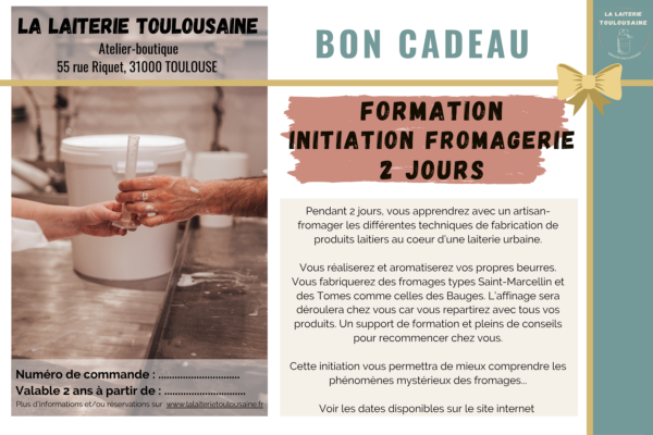 bon cadeau atelier fromages