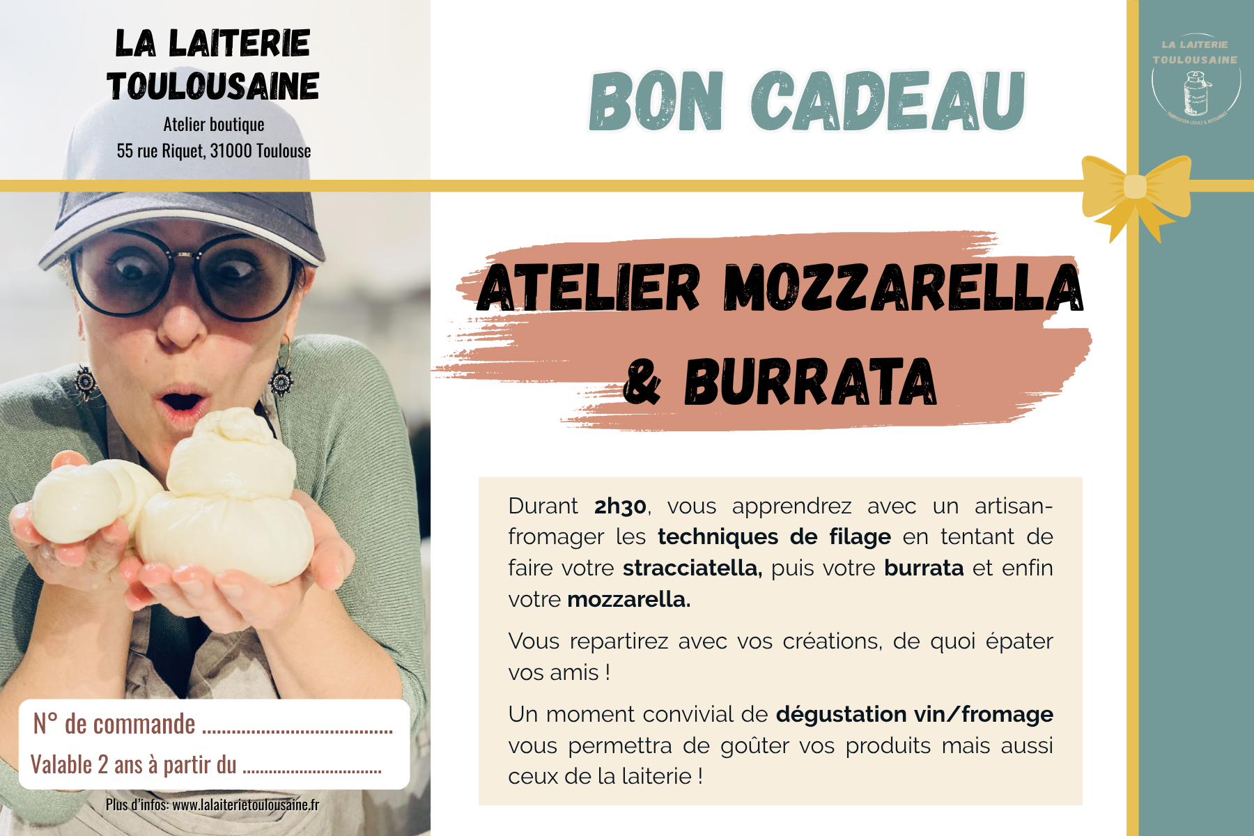 atelier fromager mozzarella burrata