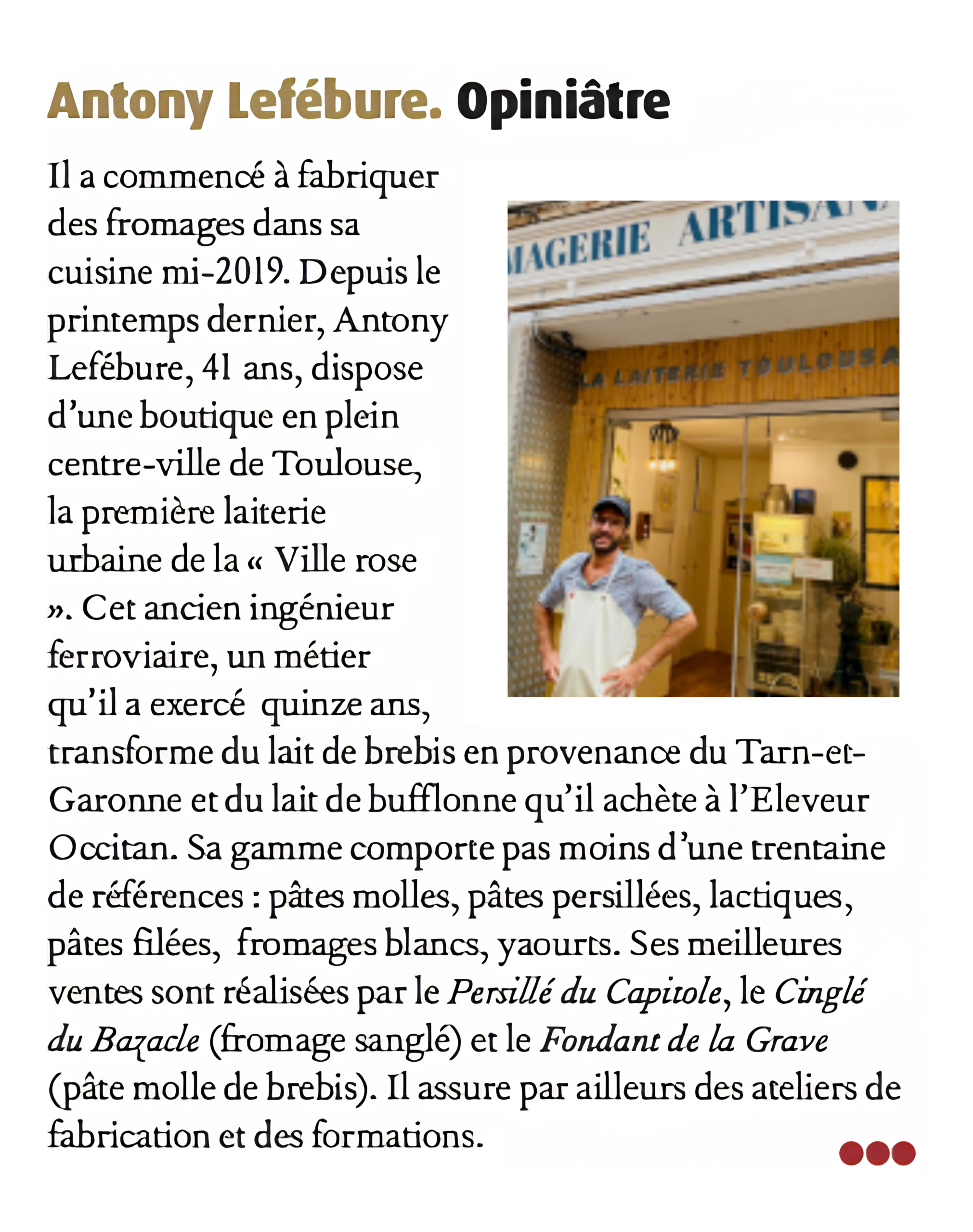 fromager artisanal formateur formation mozzarella bufflonne bufala