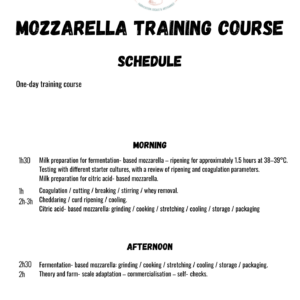 One-day Mozzarella Training